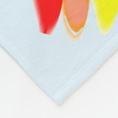 GEPERSONALISEERD IK HOU VAN BASKETBAL FLEECE DEKEN (Hoek)