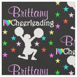  GEPERSONALISEERD IK HOU VAN CHEERLEADERSTOF STOF