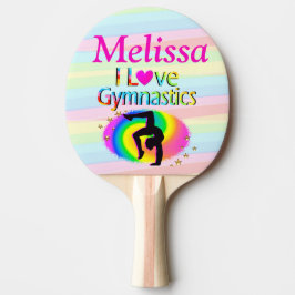GEPERSONALISEERD IK HOU VAN GYMNASTIEK PING PONG P TAFELTENNISBATJE