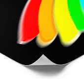  GEPERSONALISEERD IK HOU VAN GYMNASTIEK POSTER (Hoek)