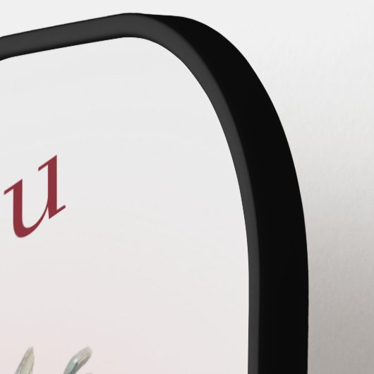 Gepersonaliseerd Ik hou van je moeder met elegante Pickleball Paddle (Links Detail)