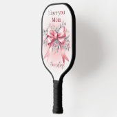 Gepersonaliseerd Ik hou van je moeder met elegante Pickleball Paddle (Links)