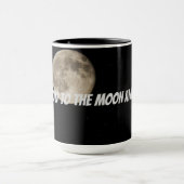 Gepersonaliseerd Ik hou van je tot de maan en teru Mok (Midden)