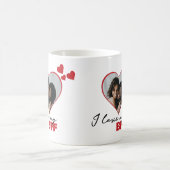 Gepersonaliseerd Ik hou van mijn beste vriend hart Koffiemok (Center)