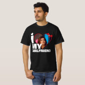 Gepersonaliseerd Ik hou van mijn hart - Foto T-shirt (Voorkant volledig)