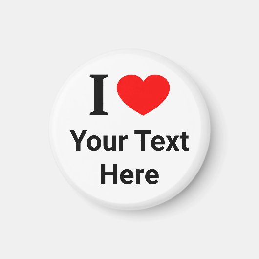 Gepersonaliseerd ❤️ ik HOU VAN MIJN HART Magneet (Voorkant)