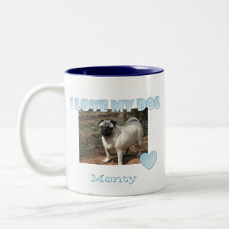 Gepersonaliseerd: Ik hou van mijn hond Mok