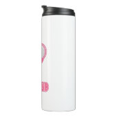 Gepersonaliseerd Ik hou van mijn man - Foto en naa Thermosbeker (Geroteerd rechts)