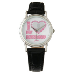 Gepersonaliseerd Ik Hou Van Mijn Man – Voeg Foto & Horloge