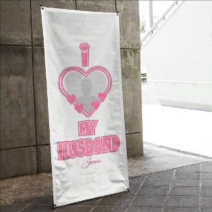 Gepersonaliseerd Ik Hou Van Mijn Man – Voeg Foto & Spandoek