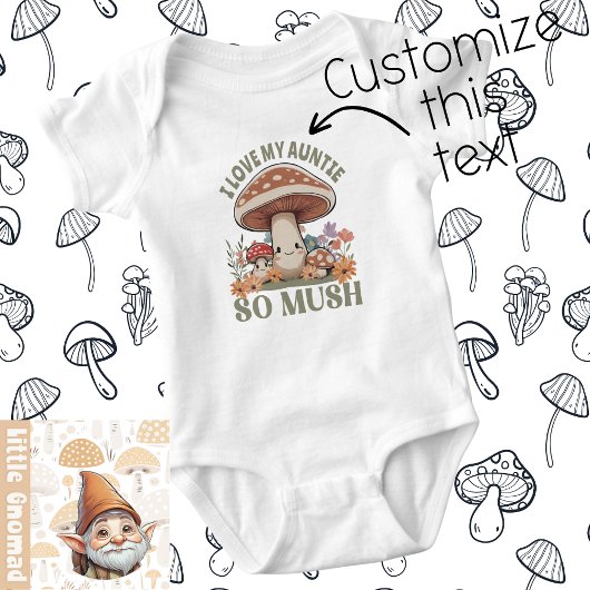 Gepersonaliseerd-Ik hou van mijn (uw titel) zo vee Romper