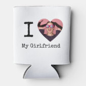 Gepersonaliseerd Ik hou van mijn vriend / Vriendin Blikjeskoeler (Voorkant)