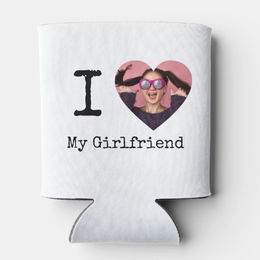 Gepersonaliseerd Ik hou van mijn vriend / Vriendin Blikjeskoeler (Achterkant)