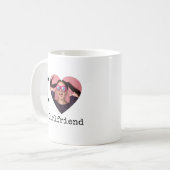 Gepersonaliseerd Ik hou van mijn vriend / Vriendin Koffiemok (Voorkant links)