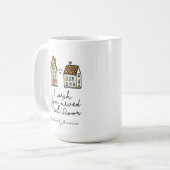 Gepersonaliseerd Ik wou dat je naast de Coffee-Mok Koffiemok (Voorkant links)