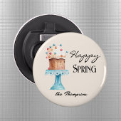 Gepersonaliseerd Illustrated Spring-Easter 2.25 Ma Button Flesopener