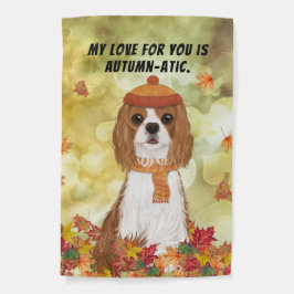 Gepersonaliseerd in Blenheim gekleurd Cavalier Spa Tuinvlag