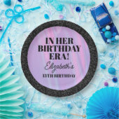 Gepersonaliseerd in haar verjaardagsevenement papieren bordje (Feest)