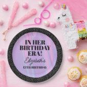 Gepersonaliseerd in haar verjaardagsevenement papieren bordje (Feest)