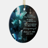 Gepersonaliseerd in herinnering Kerstmis Ornament (Rechts)