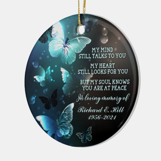 Gepersonaliseerd in herinnering Kerstmis Ornament (Links)