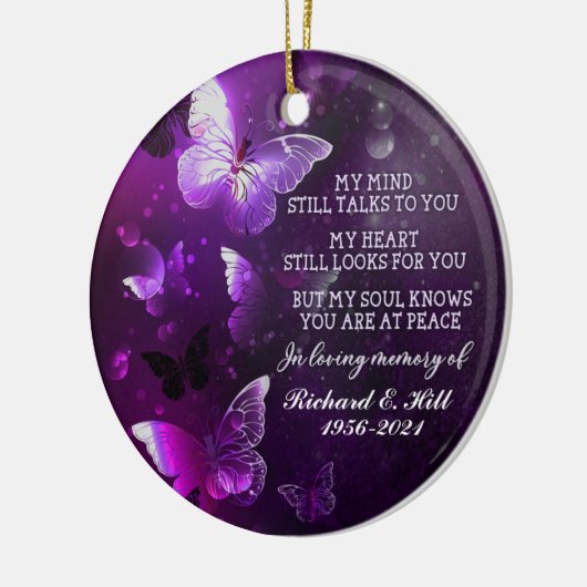 Gepersonaliseerd in herinnering Kerstmis Ornament (Links)