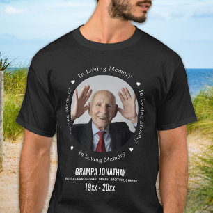 Gepersonaliseerd in het bewaren van geheugen Foto T-shirt