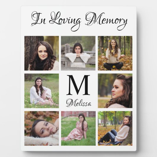 Gepersonaliseerd in het houden van de Foto Collage Fotoplaat (Voorkant)