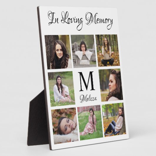 Gepersonaliseerd in het houden van de Foto Collage Fotoplaat (Zijkant)