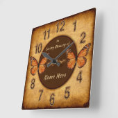  gepersonaliseerd in het houden van geheugenschale vierkante klok (Hoek)