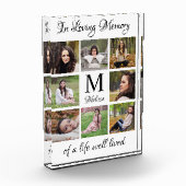 Gepersonaliseerd in het houden van het Memorial va Fotoblokken (Links)