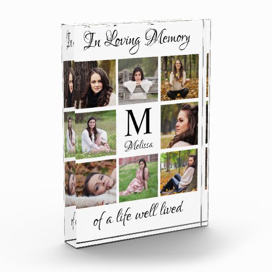 Gepersonaliseerd in het houden van het Memorial va Fotoblokken (Links)