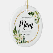 Gepersonaliseerd in het liefhebben van het geheuge keramisch ornament (Rechts)