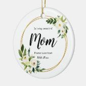 Gepersonaliseerd in het liefhebben van het geheuge keramisch ornament (Links)