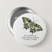 Gepersonaliseerd in het liefhebben van Memory Butt Ronde Button 7,6 Cm (Voorkant /achterkant)