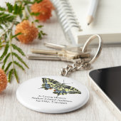 Gepersonaliseerd in het liefhebben van Memory Butt Sleutelhanger (Zijkant)