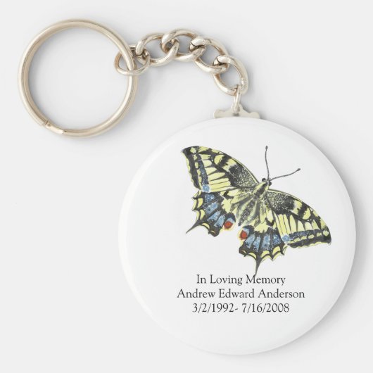 Gepersonaliseerd in het liefhebben van Memory Butt Sleutelhanger (Voorkant)