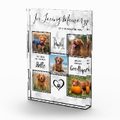 Gepersonaliseerd in het liefhebben van Memory Pet  Fotoblokken (Rechts)