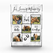 Gepersonaliseerd in het liefhebben van Memory Pet Fotoblokken (Voorkant)