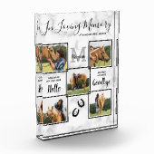 Gepersonaliseerd in het liefhebben van Memory Pet  Fotoblokken (Links)