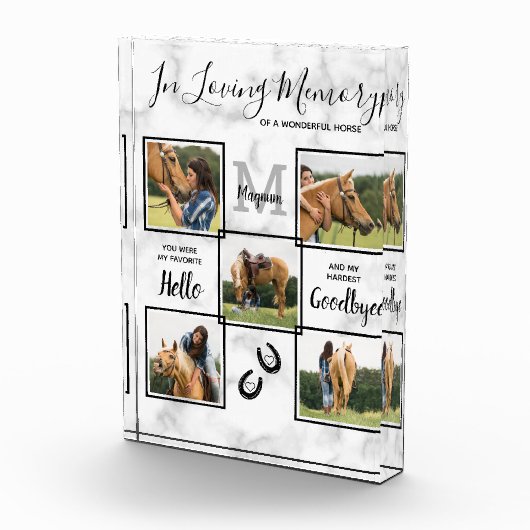 Gepersonaliseerd in het liefhebben van Memory Pet  Fotoblokken (Rechts)