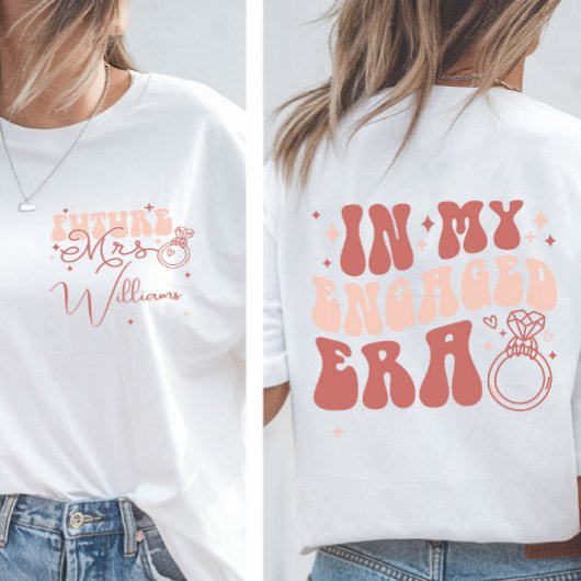 Gepersonaliseerd in mijn Betrokken Tijdperk Toekom T-shirt