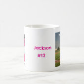 Gepersonaliseerd in mijn honkbal moeder tijdperk koffiemok (Center)