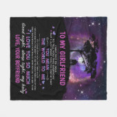 Gepersonaliseerd in mijn Vriendin bedoel je de wer Fleece Deken (Voorkant (Horizontaal))