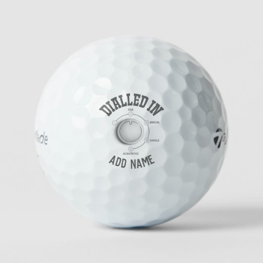 Gepersonaliseerd in Taylor Made TP5 Golf Balls Golfballen (Voorkant)