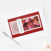 Gepersonaliseerd inblikflesje label, aangepaste Ap Rechthoekige Sticker (Envelop)