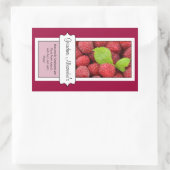 Gepersonaliseerd inblikflesje label, aangepaste fr rechthoekige sticker (Tas)