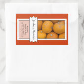 Gepersonaliseerd inblikflesje label, aangepaste po rechthoekige sticker (Tas)