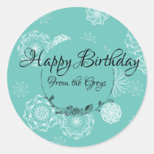 Gepersonaliseerd ingewikkeld cadeau label