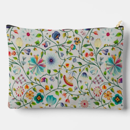 Gepersonaliseerd Ingewikkeld modern bloemenpatroon Etui (Achterkant)